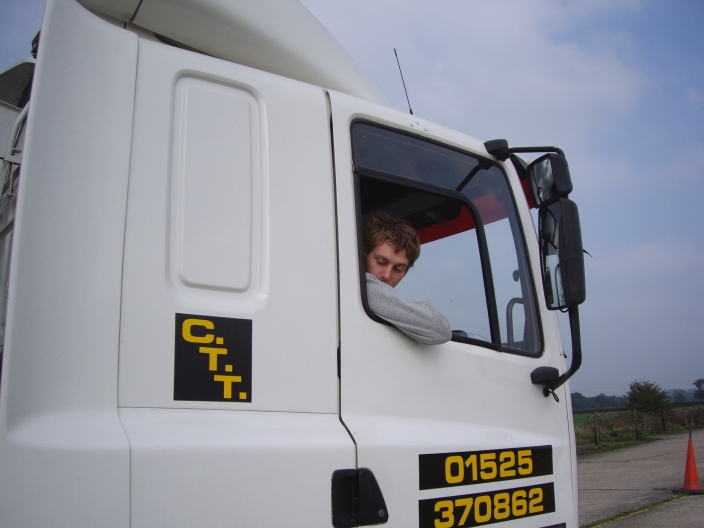 Picture of the CTT logo on the side of one of the company's lorries