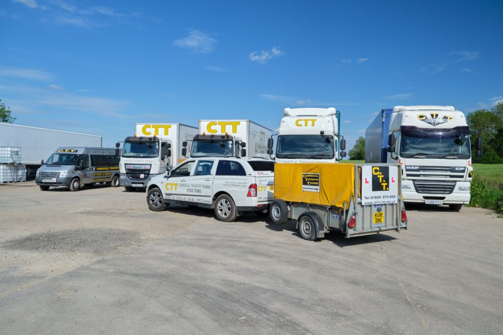 image of commercial transport training vehicles