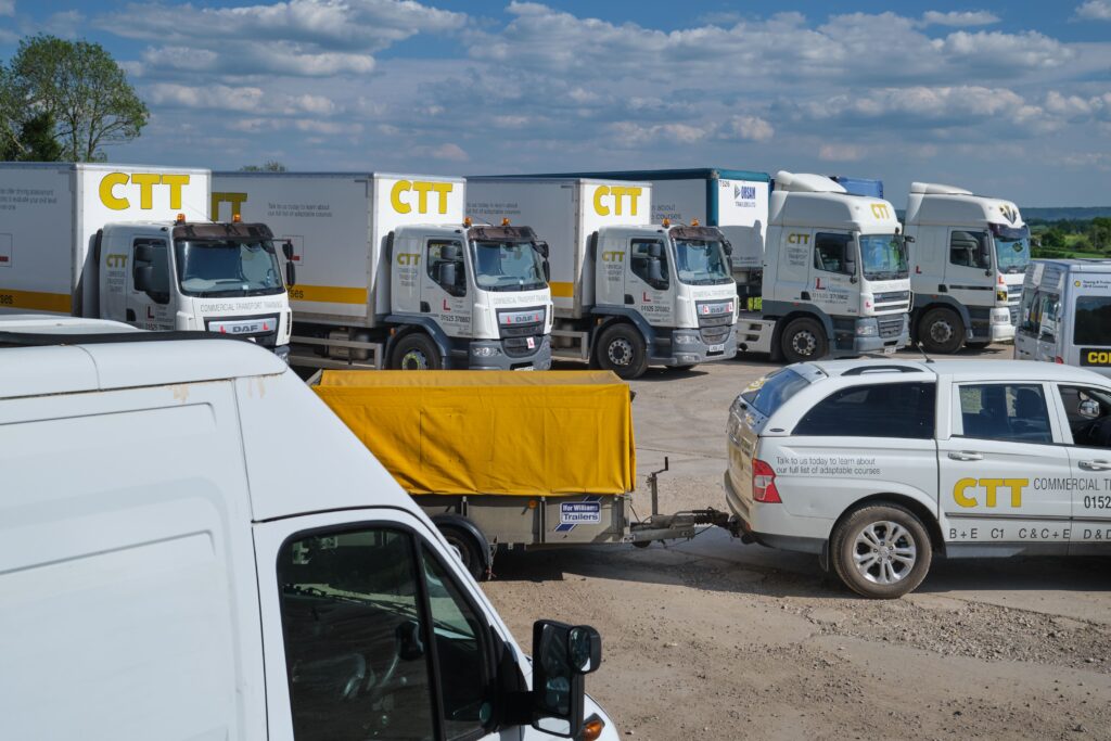 image of commercial transport training vehicles