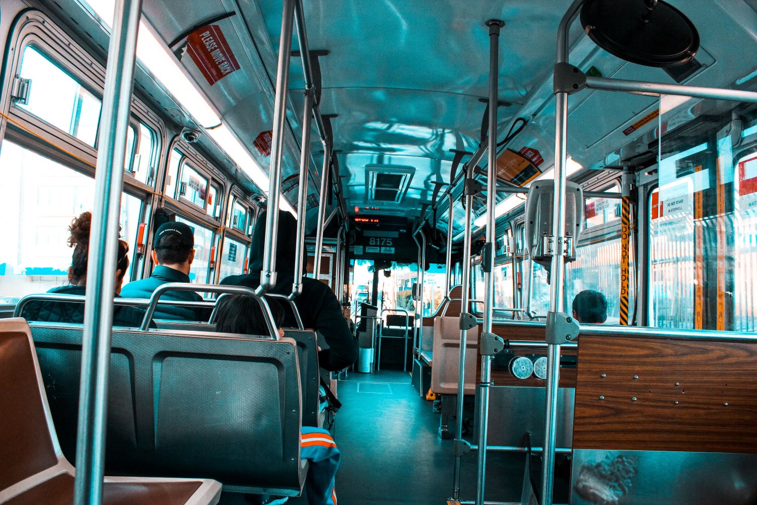image of inside a bus